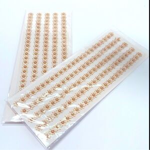 Adhesive champagne Pearl Stripe pack of 2 new for decoration